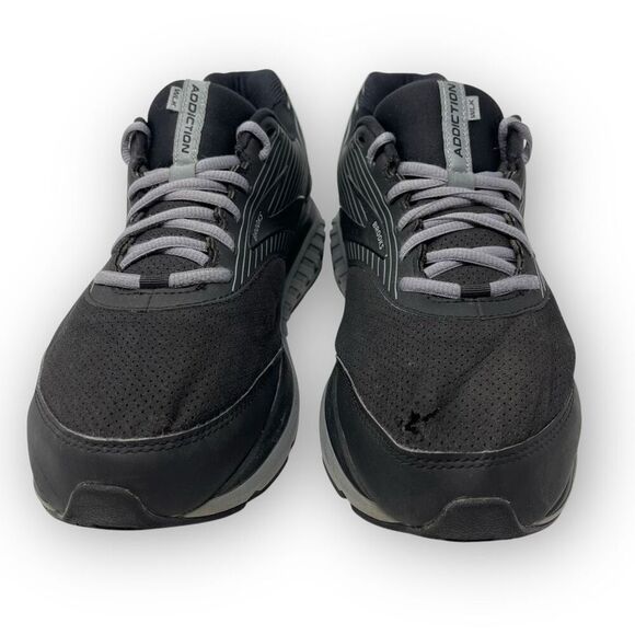 Brooks Addiction Walker 1103192E083 Black Running Shoes Sneakers Men 12 Wide 2E - Picture 4 of 11